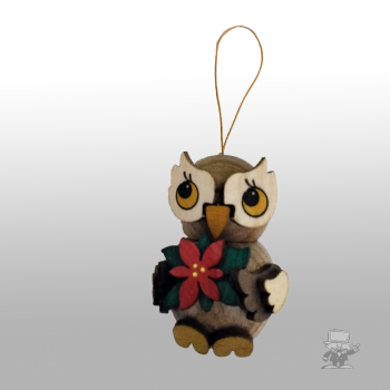 Kuhnert 19515 Eulenkind mit Weihnachtsstern